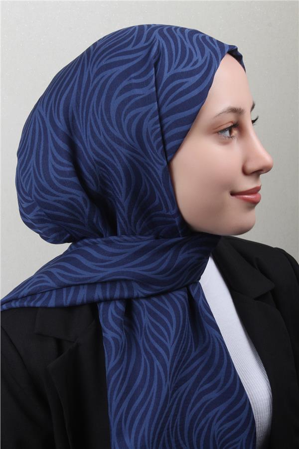 Armine Ultralıght Şal 3111-10 Lacivert