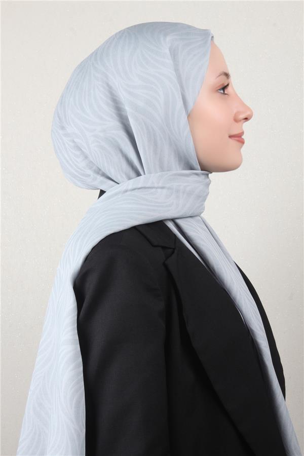 Armine Ultralıght Şal 3111-11 Gümüş