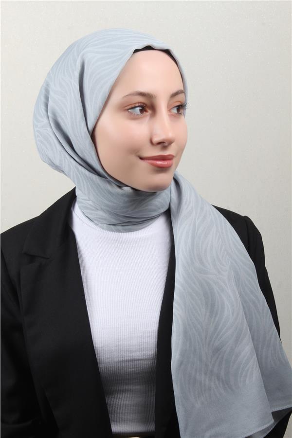 Armine Ultralıght Şal 3111-11 Gümüş
