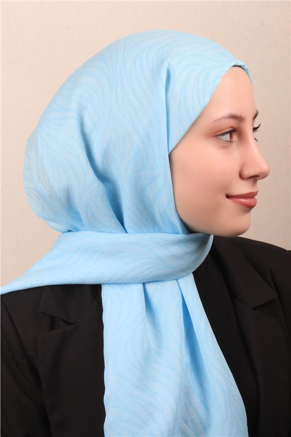 Armine Ultralıght Şal 3111-14 Açık Mavi