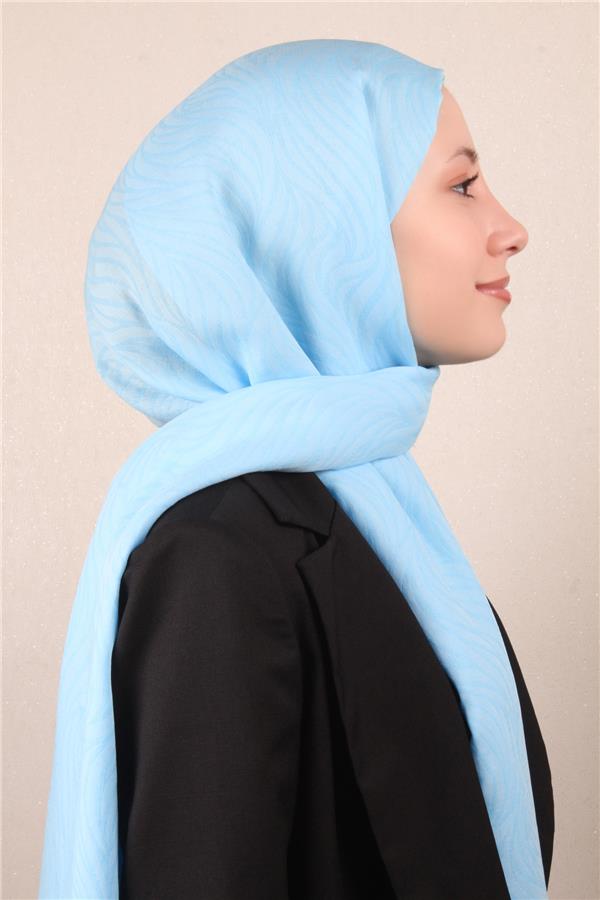 Armine Ultralıght Şal 3111-14 Açık Mavi