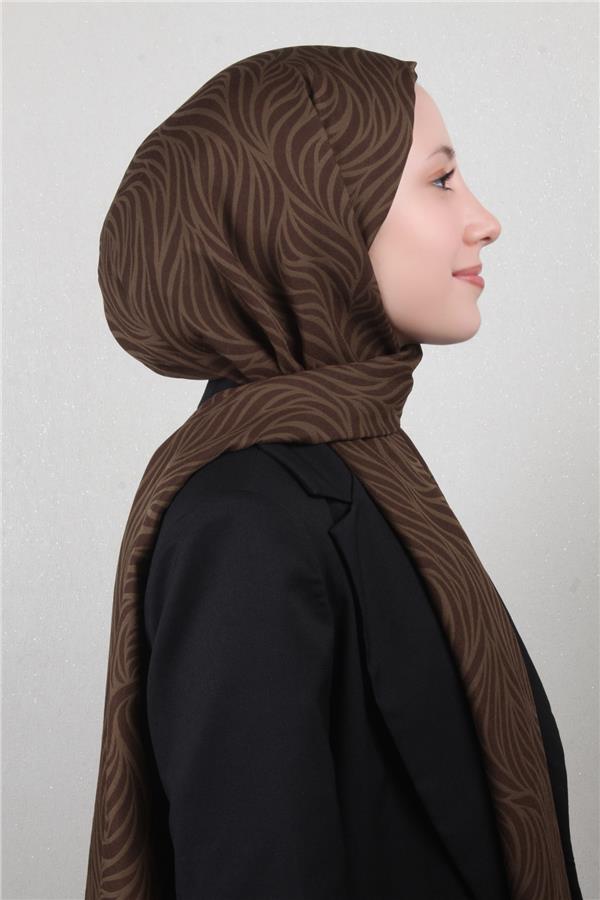 Armine Ultralıght Şal 3111-19 Acı Kahve