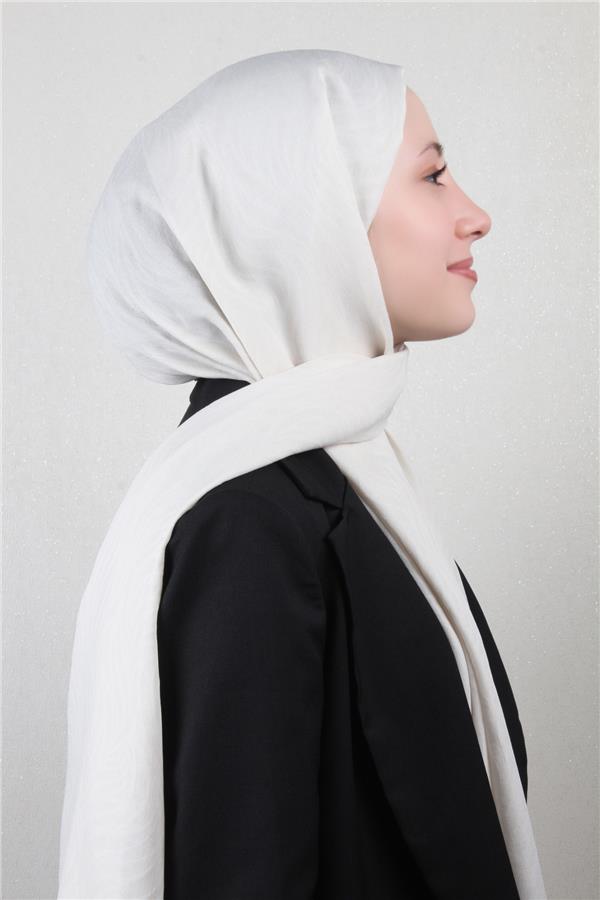 Armine Ultralıght Şal 3111-2 Kemik