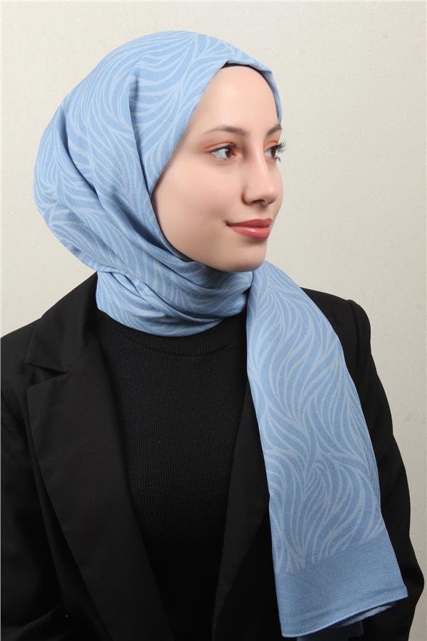 Armine Ultralıght Şal 3111-21 Bebe Mavisi