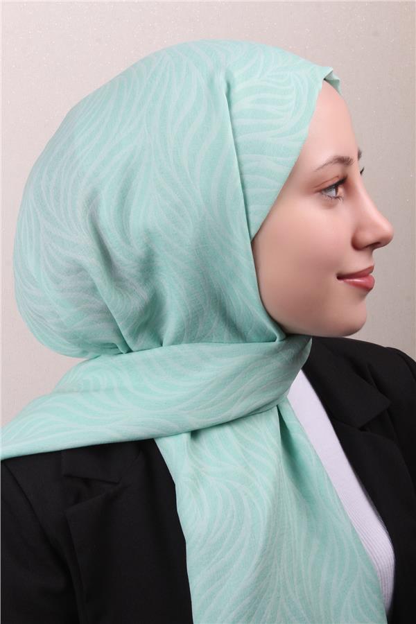 Armine Ultralıght Şal 3111-3 Su Yeşili