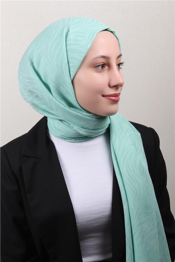 Armine Ultralıght Şal 3111-3 Su Yeşili