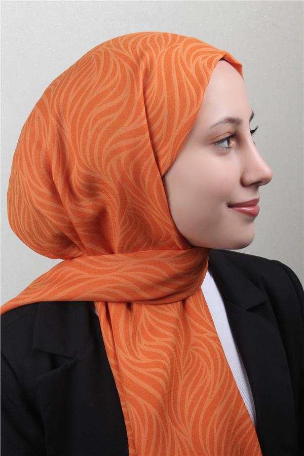 Armine Ultralıght Şal 3111-9 Turuncu