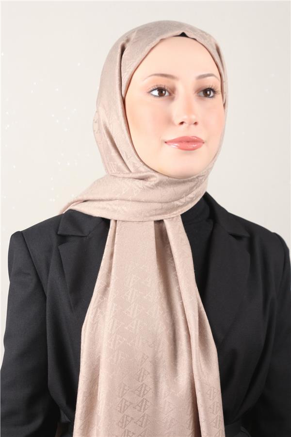 Armine Viscon Şal 3114-4 Sütlü Kahve 