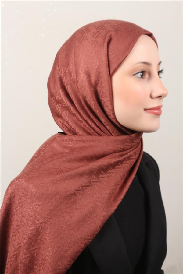 Armine Viscon Şal 3114-6 Kiremit 