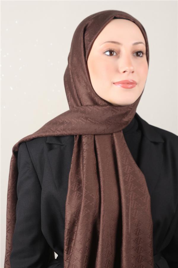 Armine Viscon Şal 3114-7 Kahverengi 