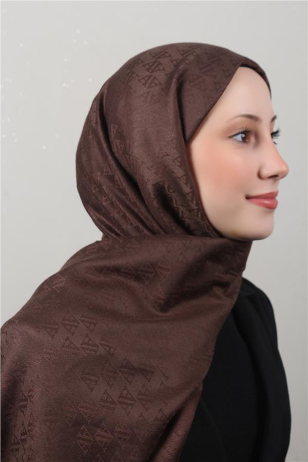 Armine Viscon Şal 3114-7 Kahverengi 