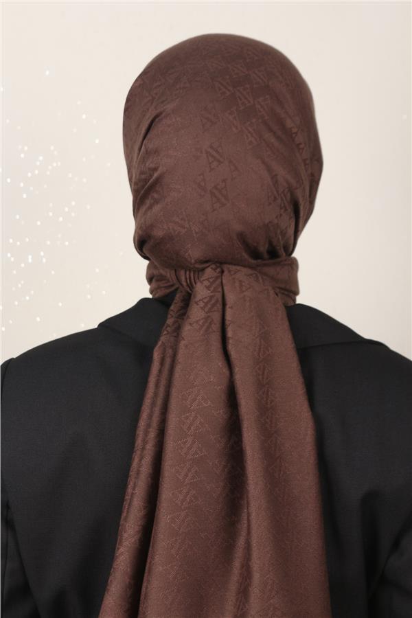 Armine Viscon Şal 3114-7 Kahverengi 