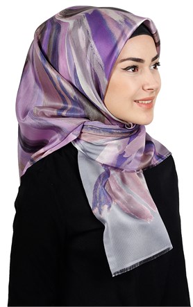 Piramit Tafta Dijital Eşarp 1913-3