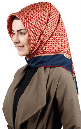 102-0019-07 U.S POLO ASSN EŞARP KIRMIZI LACİVERT