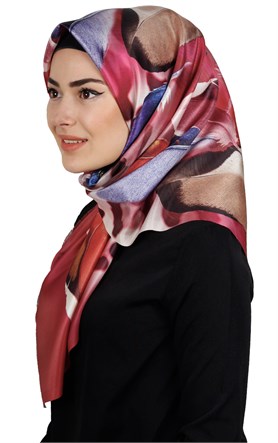 Piramit Tafta Dijital Eşarp 1911-8