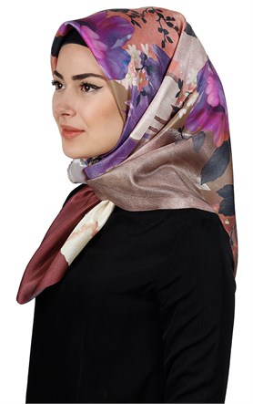 Piramit Tafta Dijital Eşarp 1912-4