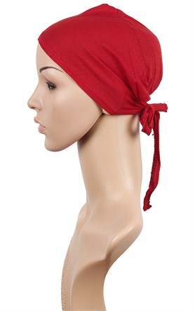 Penye Eşarp Bonesi 251-8 Kırmızı