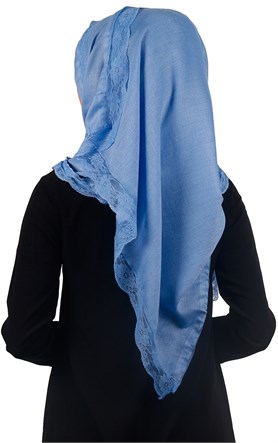 Dantelli Paşmina Şal 1243-22