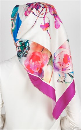 Piramit Tafta Dijital Eşarp 1922-6