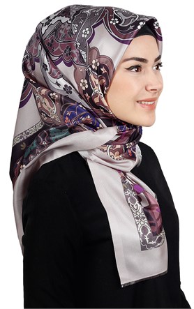 Piramit Tafta Dijital Eşarp 1910-4