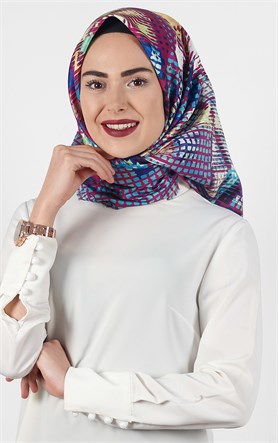 Tafta Dijital Eşarp 1336-3