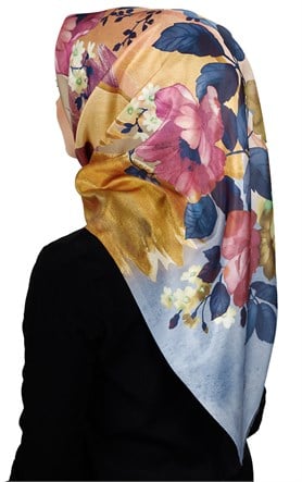 Piramit Tafta Dijital Eşarp 1912-3