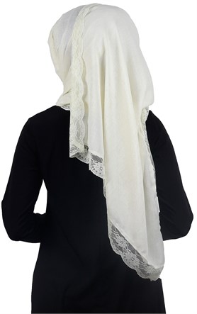 Dantelli Paşmina Şal 1243-15