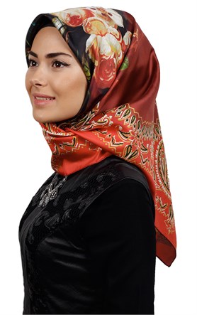 İndirimli İthal İpek Eşarp 13020-25