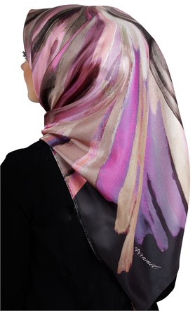 Piramit Tafta Dijital Eşarp 1913-5