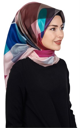 Piramit Tafta Dijital Eşarp 1917-7