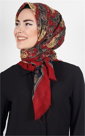 Akel Pamuklu 140x140 Cm Eşarp 1080-7