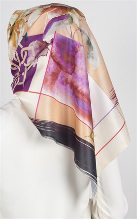 Piramit Tafta Dijital Eşarp 1920-10