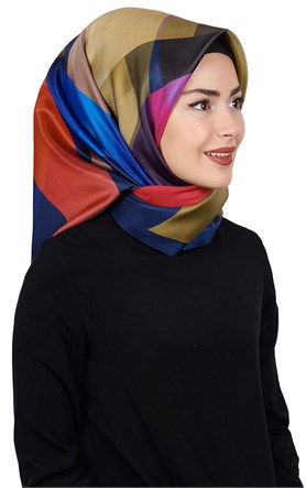 Piramit Tafta Dijital Eşarp 1917-3