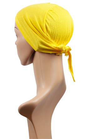 Penye Eşarp Bonesi 251-36 Sarı