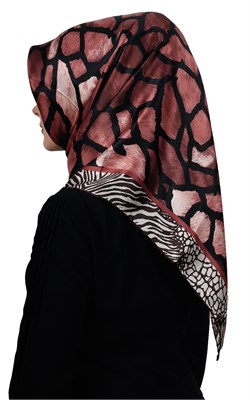 1446-8  SARAR İPEK KAHVE MERCAN