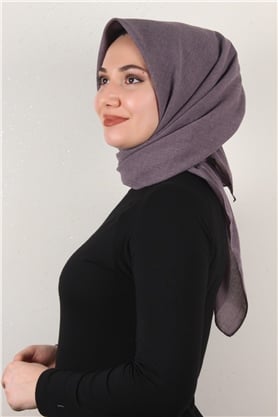 Bambu & Coton Eşarp 3087-18 İncir Moru