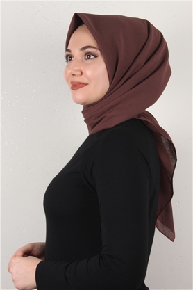 Bambu & Coton Eşarp 3087-21 Kahverengi