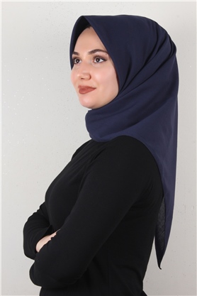 Bambu & Coton Eşarp 3087-23 Lacivert