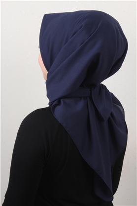 Bambu & Coton Eşarp 3087-23 Lacivert