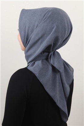 Bambu & Coton Eşarp 3087-24 Kot Mavi