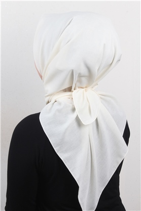 Bambu & Coton Eşarp 3087-25 Ekru