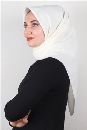 Bambu & Coton Eşarp 3087-25 Ekru