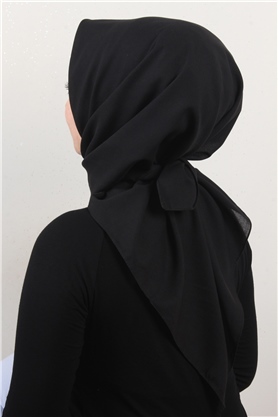 Bambu & Coton Eşarp 3087-6 Siyah