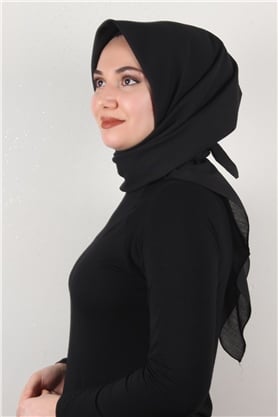 Bambu & Coton Eşarp 3087-6 Siyah