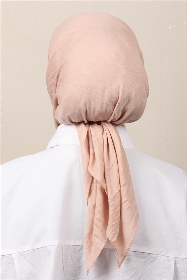 Bambu Kraşlı Eşarp 3081-72 Bej 