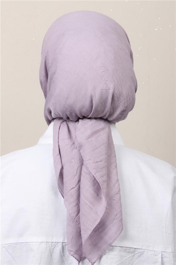 Bambu Kraşlı Eşarp 3081-74 Lila 