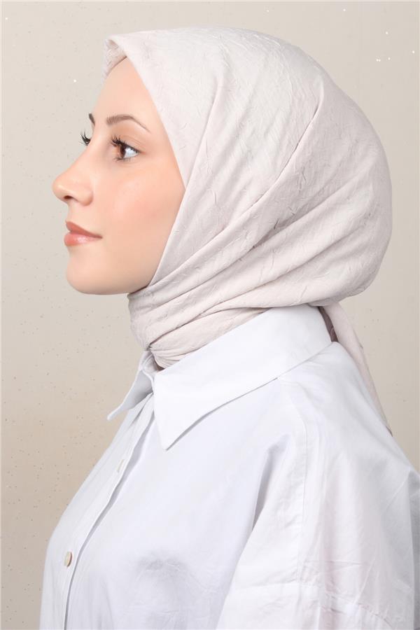 Bambu Kraşlı Eşarp 3081-91 Taş 