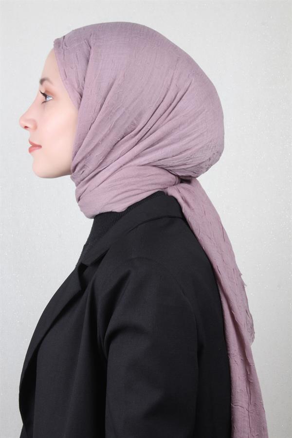 Bambu Kraşlı Şal 2724-132 Sümbül