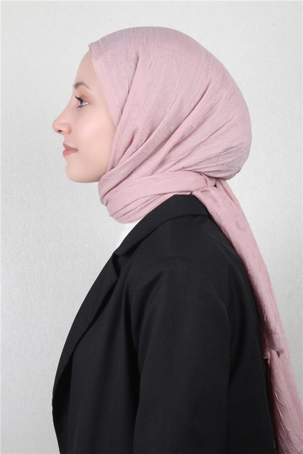 Bambu Kraşlı Şal 2724-59 Rose