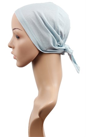 Penye Eşarp Bonesi 251-29 Buz Mavisi